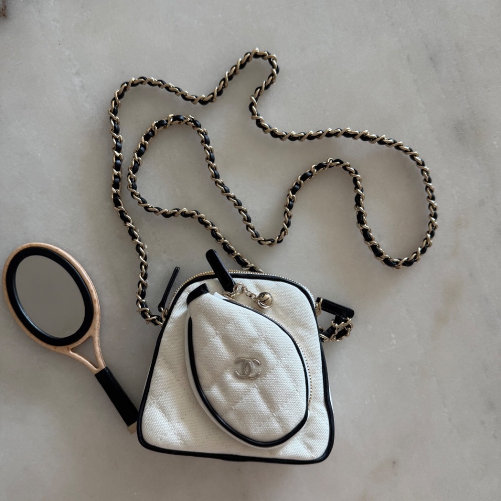 Limited Edition Chanel Coco Masters / Tennis Racket Shoulder Bag - Picture 3 of 15